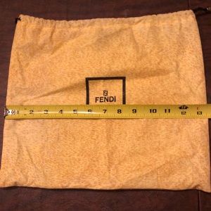 Fendi Shoe Dust Bag/Cover 13 1/2” x 12”